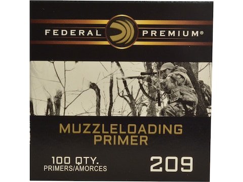 Federal Premium Primers #209 Muzzleloading Box of 100 Federal Premium Primers #209 Muzzleloading Box of 100