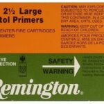Remington Large Pistol Primers #2-1/2 Box of 1000 (10 Trays of 100)