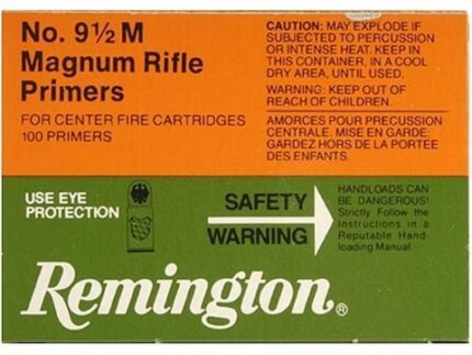 Remington Large Rifle Magnum Primers #9-1/2M Box of 1000 (10 Trays of 100)