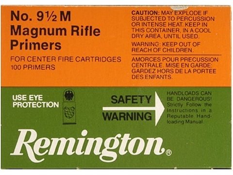 Remington Large Rifle Magnum Primers #9-1/2M Box of 1000 (10 Trays of 100) Remington Large Rifle Magnum Primers #9-1/2M Box of 1000 (10 Trays of 100)