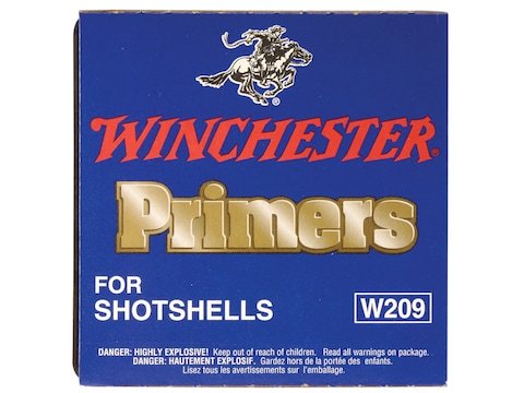 Winchester Primers #209 Shotshell Box of 1000 (10 Trays of 100) Winchester Primers #209 Shotshell Box of 1000 (10 Trays of 100)