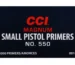 Buy CCI Small Pistol Magnum Primers #550 Box in stock