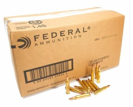 223 5.56×45 Ammo 55gr FMJ Federal American Eagle (AE223BKX) 1000 Round Bulk Case