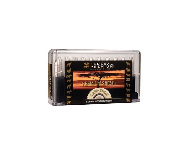 Federal .470 Nitro Express Cape-Shok 500 Grain Swift A-Frame Bullet 20rd box 2150 fps Federal .470 Nitro Express Cape-Shok 500 Grain Swift A-Frame Bullet 20rd box 2150 fps