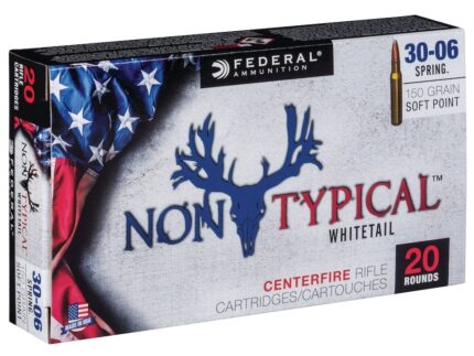 Federal Non-Typical Ammunition 30-06 Springfield 150 Grain Soft Point Box of 20