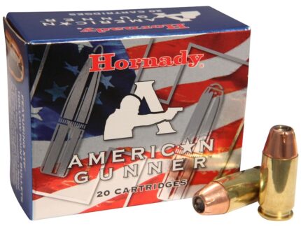 Hornady American Gunner Ammunition 45 ACP 185 Grain XTP Jacketed Hollow Point