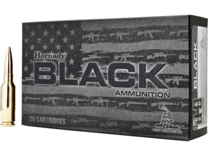 Hornady Black Ammunition 6mm ARC 105 Grain Hollow Point Boat Tail Match Box of 20
