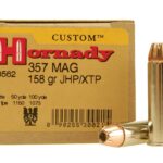 Hornady Custom Ammunition 357 Magnum 158 Grain XTP Jacketed Hollow Point Box of 25