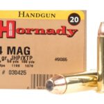Hornady Custom Ammunition 44 Remington Magnum 240 Grain XTP Jacketed Hollow Point Box of 20