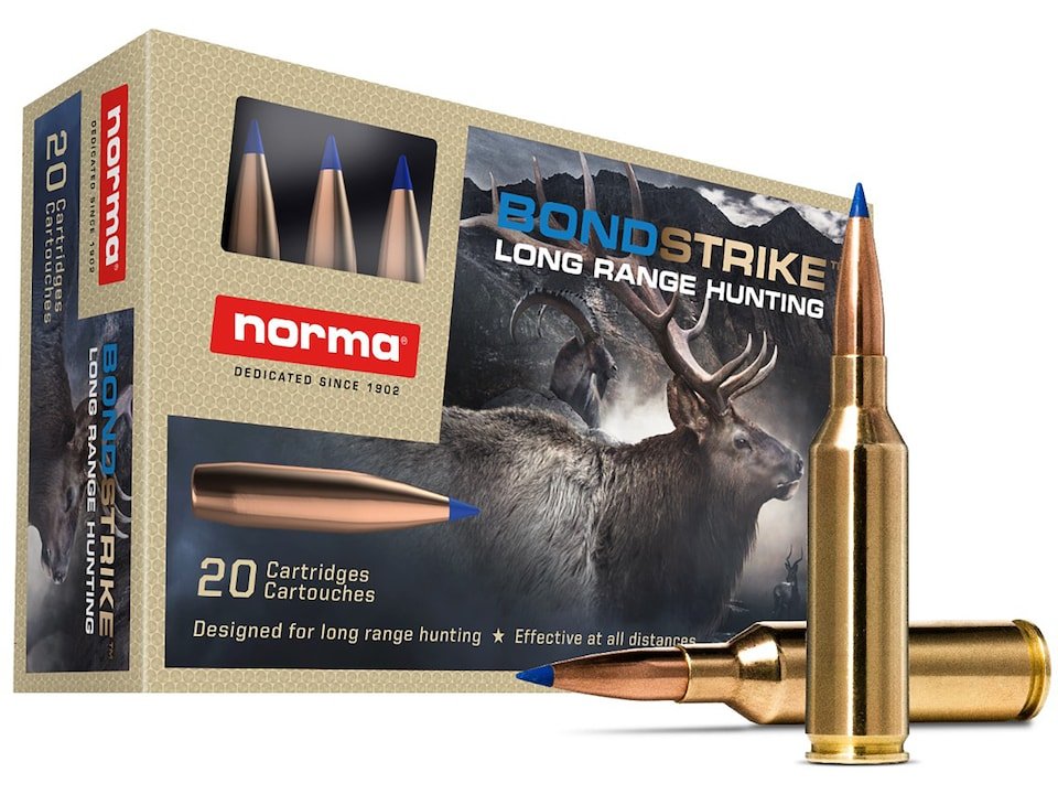 Norma BondStrike Ammunition 6.5 Creedmoor 143 Grain Bonded Polymer Tip Box of 20 Norma BondStrike Ammunition 6.5 Creedmoor 143 Grain Bonded Polymer Tip Box of 20