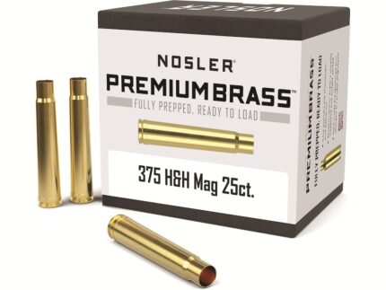 Nosler Custom 375 H&H Magnum brass