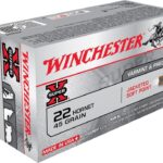 Winchester Super-X Ammunition 22 Hornet 45 Grain Soft Point Box of 50