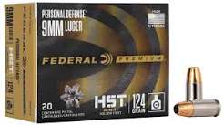 Federal HST 9mm hollow point self defense