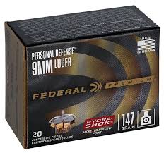 Federal Hydra-Shok 9mm hollow point self defense