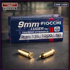 Fiocchi 9mm FMJ bullets in stock fast shipping