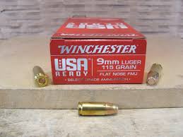 Winchester USA 9mm FMJ bullets in stock fast shipping