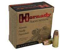 Hornady Critical Defense 9mm 147 grain hollow point bullets