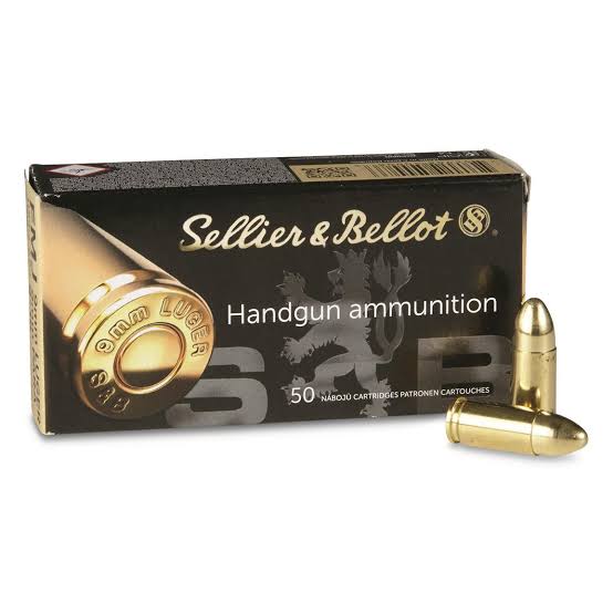 Sellier & Bellot 9mm FMJ bullets in stock fast shipping