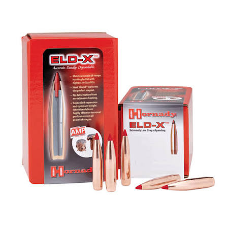 Hornady ELD-X 140 grain 6.5 Creedmoor bullets