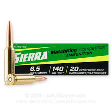 Sierra MatchKing 140 grain 6.5 Creedmoor bullets