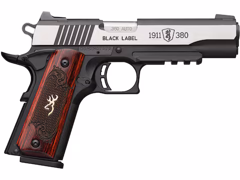 Browning 1911-380 Black Label Medallion Pro Pistol Rail Browning 1911-380 Black Label Medallion Pro Pistol Rail