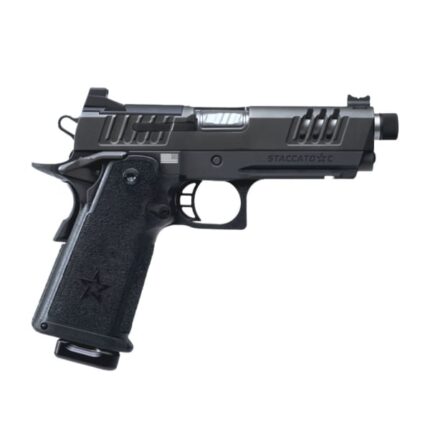Staccato C Full Size Grip Carry + Duty V3 C Optic Ready Stainless Threaded Barrel (Curved Trigger)