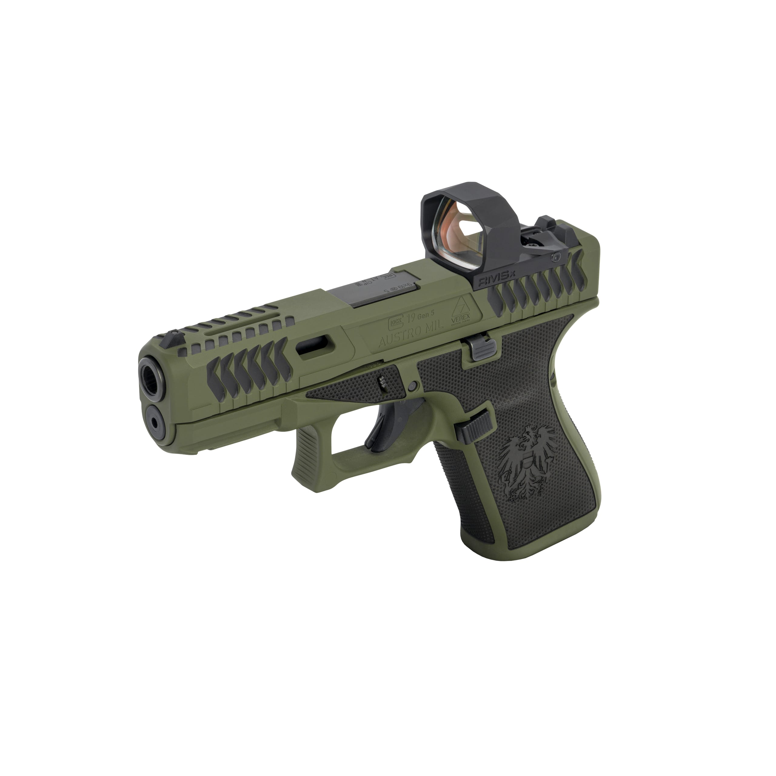 Glock 19 Gen5 MOS Austro Mil VEREX Tactical Glock 19 Gen5 MOS Austro Mil VEREX Tactical
