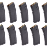 Magpul PMAG M2 MOE Magazine AR-15 223 Remington 5.56x45mm 30-Round Black 10PK