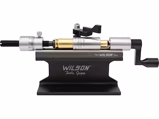 L.E. Wilson Micrometer Case Trimmer Kit with Stop Adjustment 50 BMG Stainless Steel with Titanium Nitride Coated Cutter