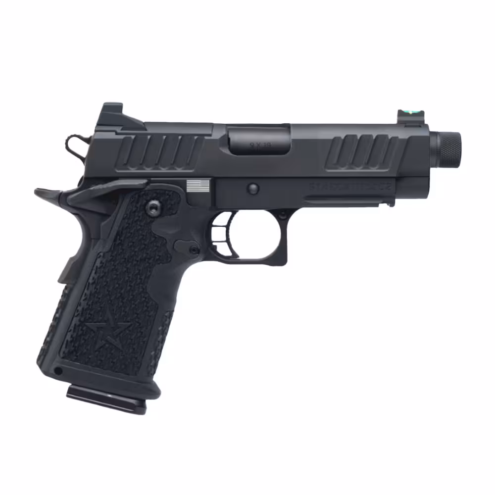 Staccato C2 Carry + Duty V2 C2 Optic Ready Aluminum Frame 9mm DLC/DLC TB Staccato C2 Carry + Duty V2 C2 Optic Ready Aluminum Frame 9mm DLC/DLC TB